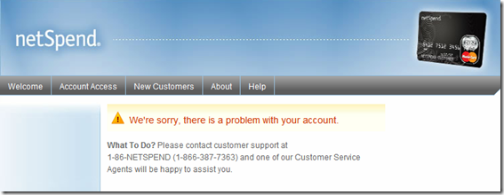 We’re sorry, there is a problem with your account - Frequent Miler