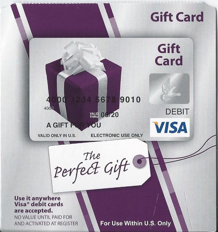 Where can you use a Visa Gift card?