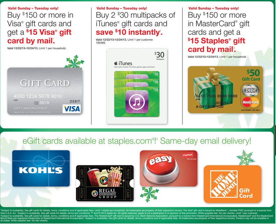 15-rebate-on-150-gift-card-purchases-at-staples-frequent-miler