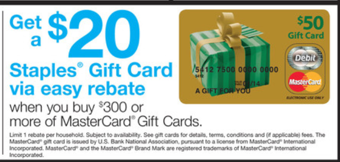 20-staples-gift-card-rebate-with-300-or-more-mastercard-purchase