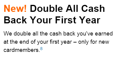 Discover Double Cash Promo registration no longer ...