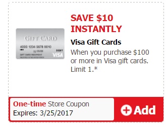 Free Money Rewards At Safeway Albertsons With 10 Off On Visa Gift Cards