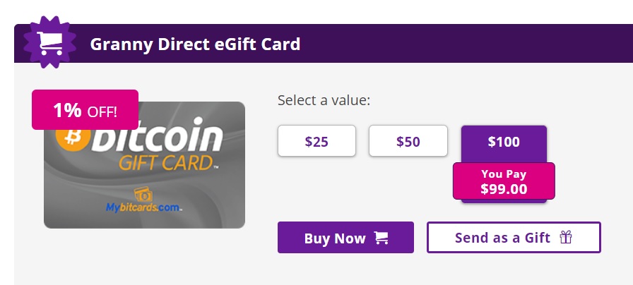 buy bitcoins gift card